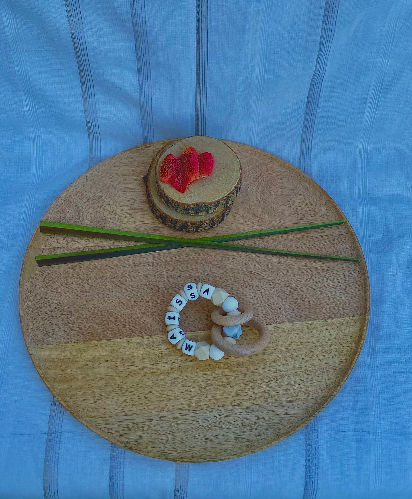 #anneau de dentition silicone Maïssa# - #mamourcrea#