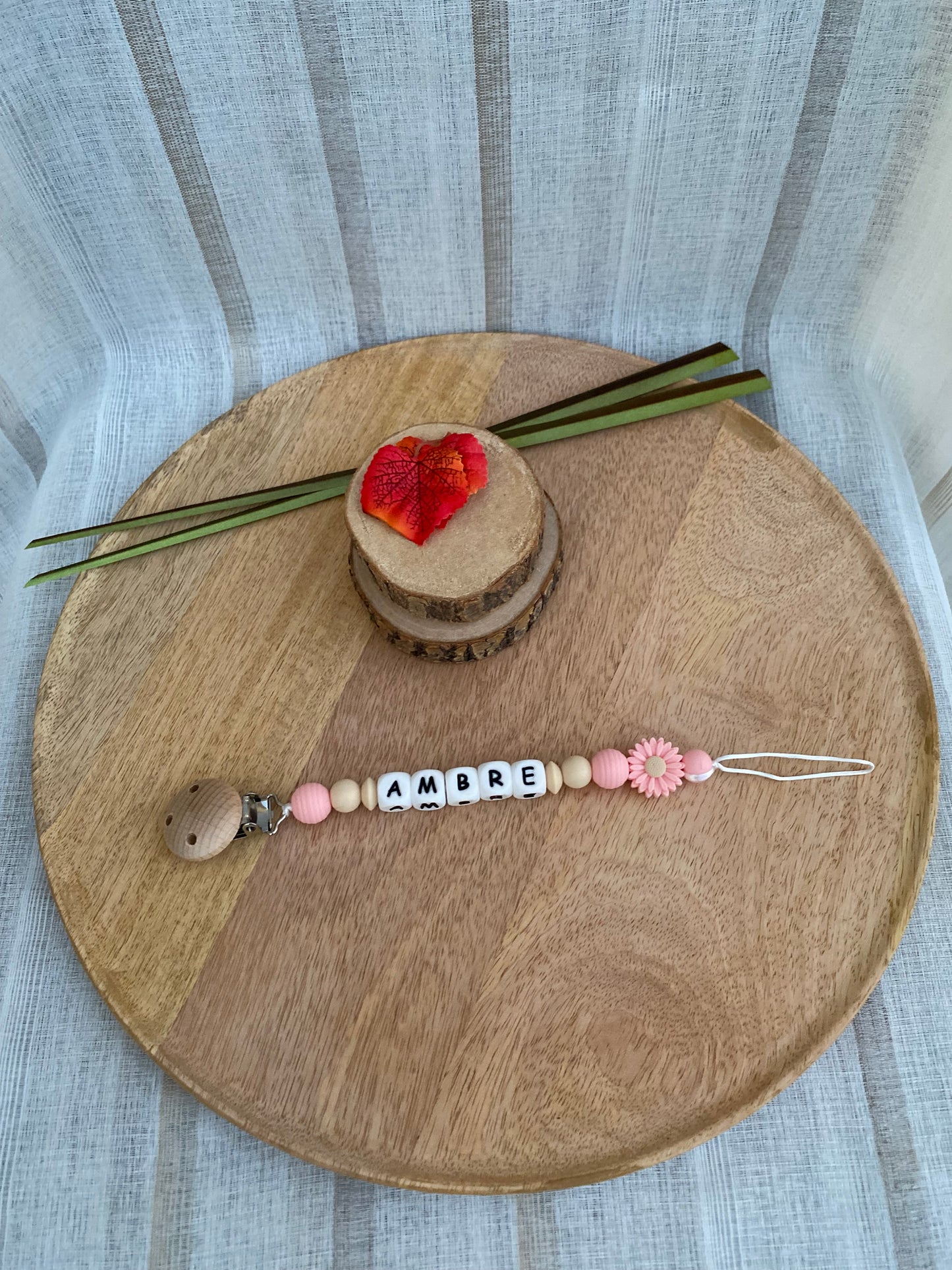 Attache-sucette Ambre