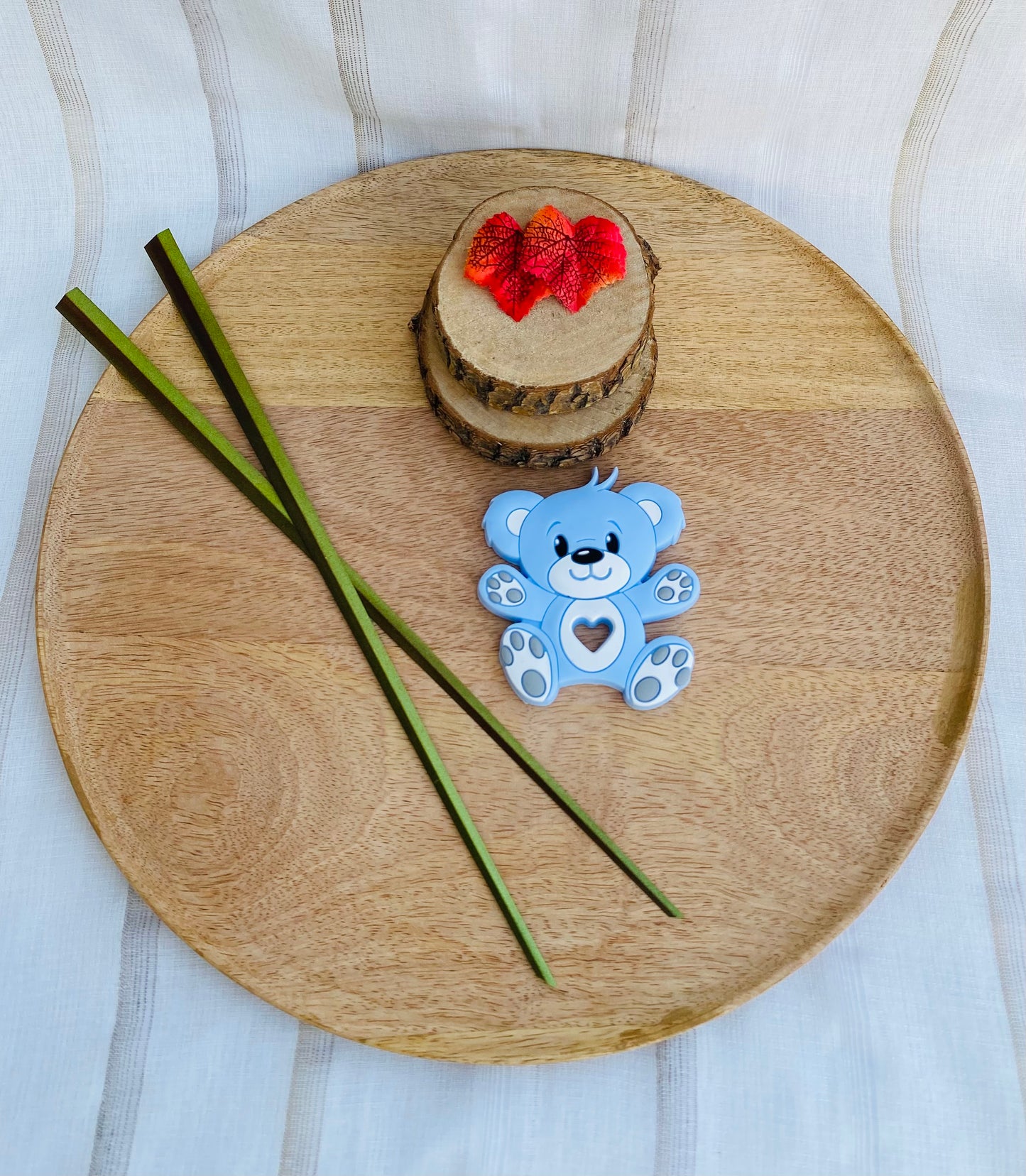 Ourson de dentition bleu