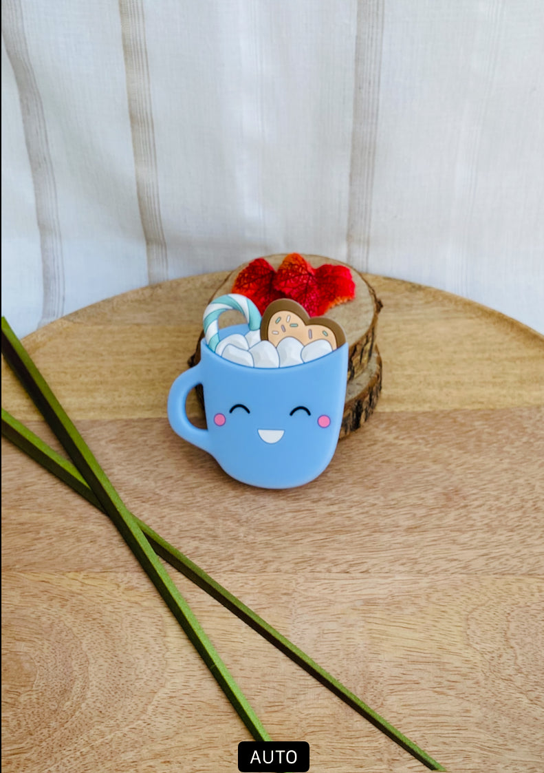 Tasse de dentition bleu