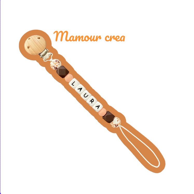 Attache - sucette Laura - Mamour Créa