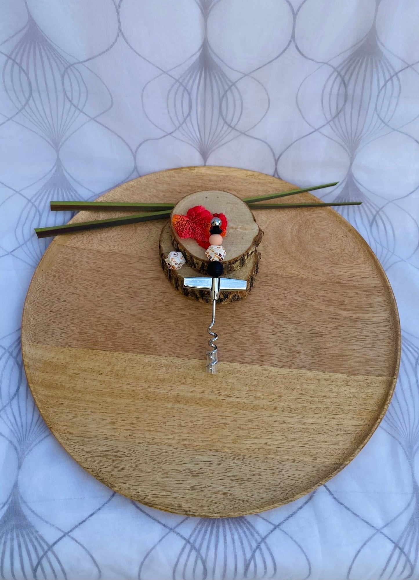 #Tire-bouchon | FLEURETTE HEXAGONE# - #mamourcrea#