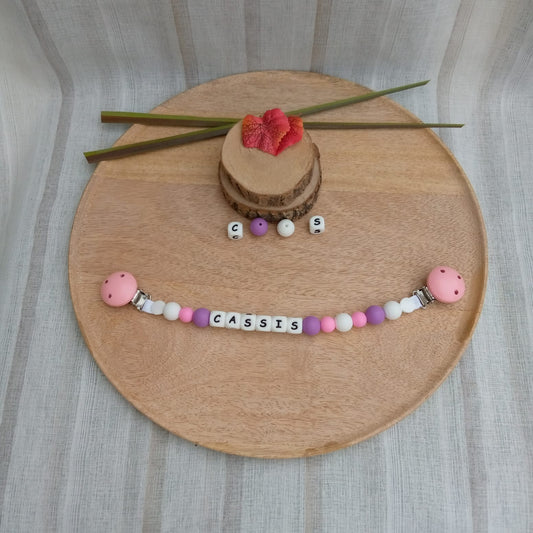 Attache doudou Cassis