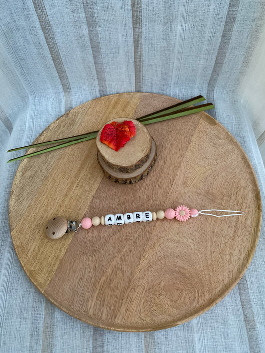 Attache-sucette Ambre