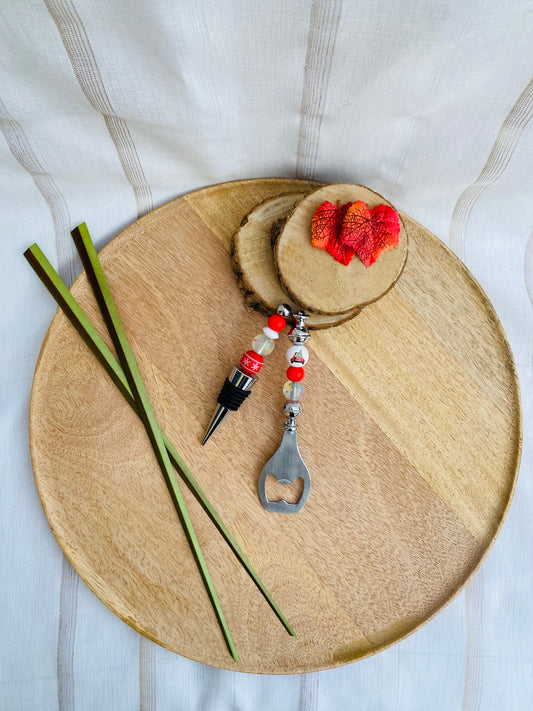 Duo bouchon à vin / décapsuleur