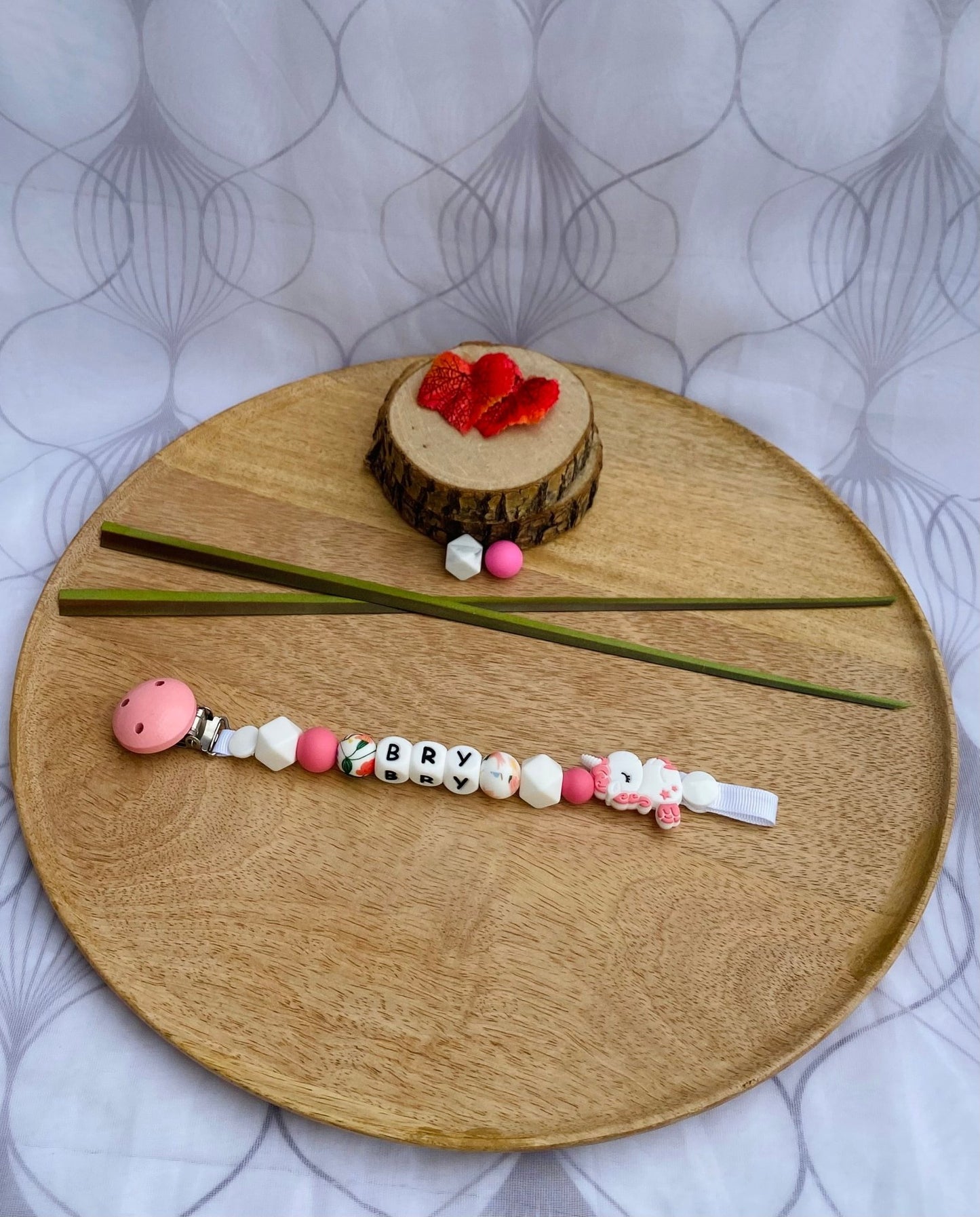 Attache - sucette fantaisie Bry - Mamour Créa