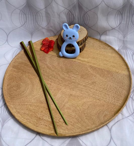 #Jouet de dentition Lapin Couleur Bleu# - #Mamour Créa#