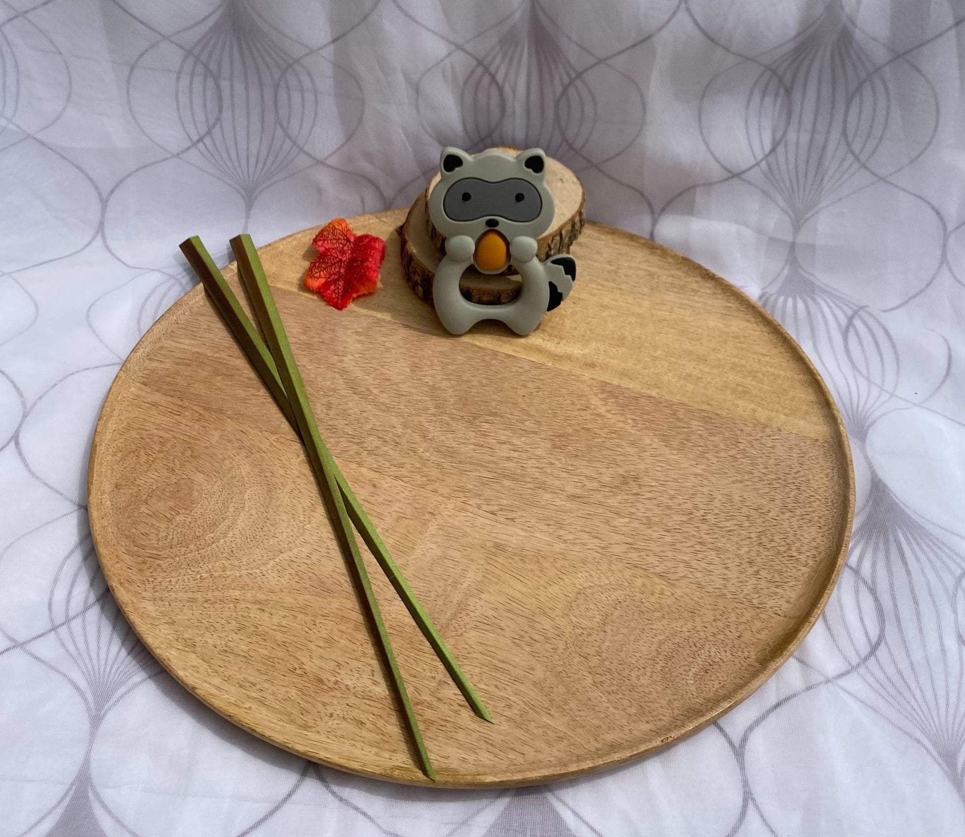 #Jouet de dentition Raton Laveur Gris # - #Mamour Créa#