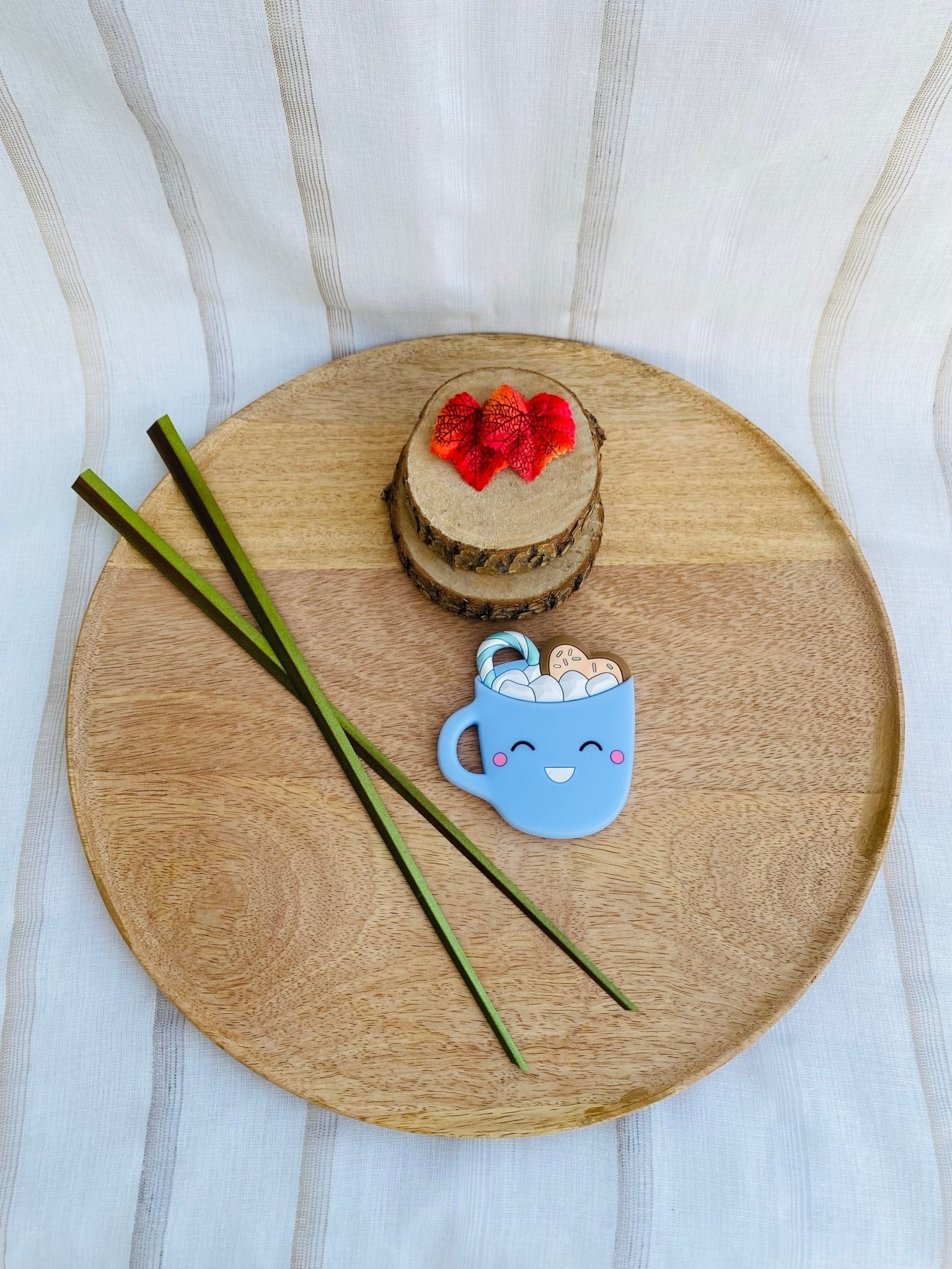 #Jouet de dentition Tasse Couleur Bleu# - #Mamour Créa#